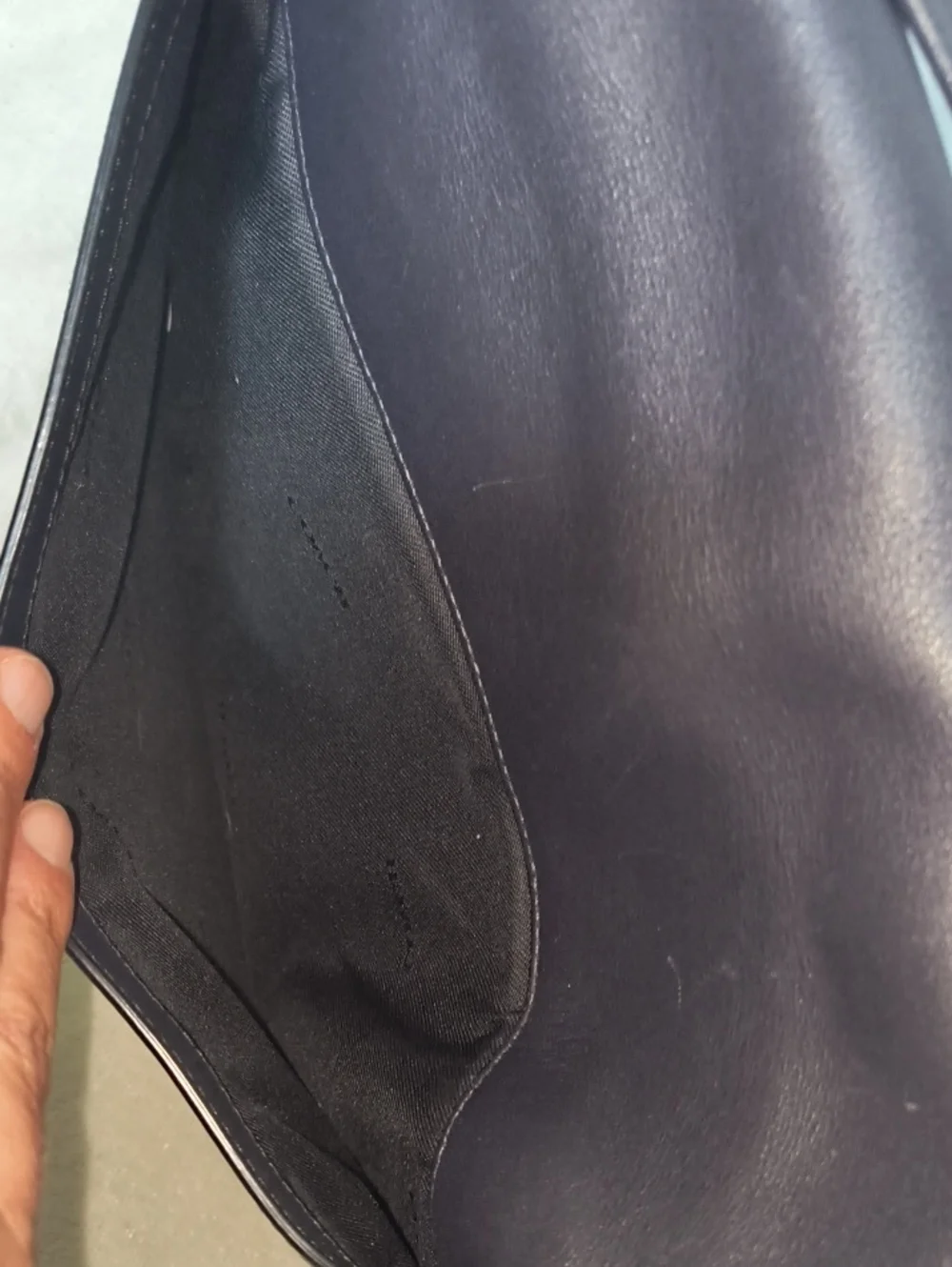 Coach 75th Anniversary Limited Edition Saddle Bag In Midnight Navy